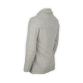 Blazer - Linen, Silk, Cotton & Lycra Knitted Finished Sleeves