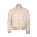 Bomber Jacket - Cashmere Stand Up Collar Buttoned