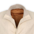 Bomber Jacket - Cashmere Stand Up Collar Buttoned