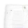 Bermuda Shorts - NICOLAS Cotton & Lyocell Stretch White Patch