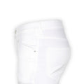 Bermuda Shorts - NICOLAS Cotton & Lyocell Stretch White Patch