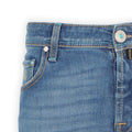 Jeans - NICK Cotton, Lyocell Stretch Beaded Deco Patch