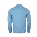 Quarter-Zip Sweater - STOWBRIDGE Cotton, Silk & Cashmere Stand-Up Zipped Collar