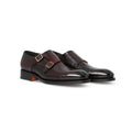 Double Monks - CARTER Polished Leather & Bimaterial Soles