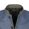 Austrian Jacket - MEWES Herringbone Linen High Collar