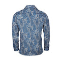 Overshirt - Paisley Print Polyester Buttoned