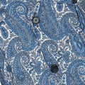 Overshirt - Paisley Print Polyester Buttoned