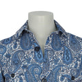 Overshirt - Paisley Print Polyester Buttoned