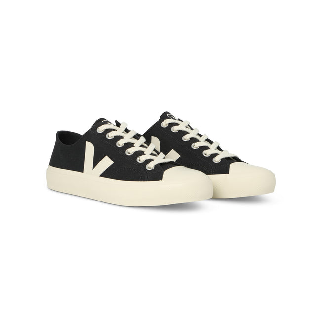 Sneakers - WATA II Low Canvas & Amazonian Rubber, Sugar Cane, Recycled Polyester Soles + Lace-Ups