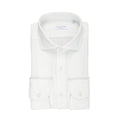Shirt - Honeycomb Pattern Cotton Single Cuff