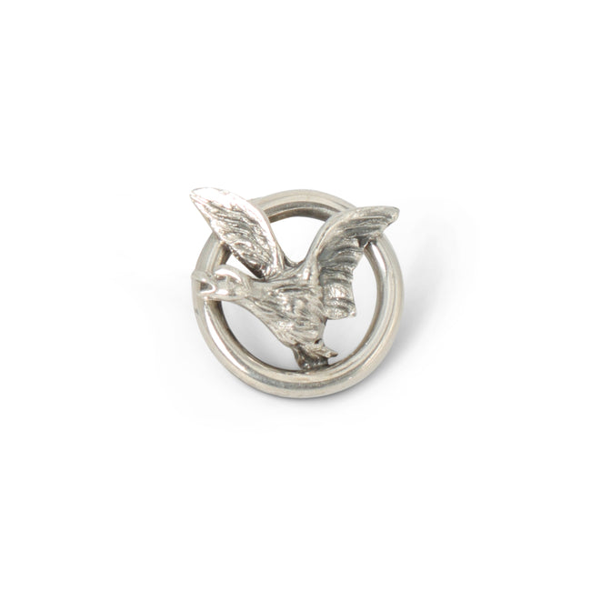 Cufflinks Silver Circled Duck