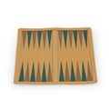 Colour Plain Leather Chess and Backgammon Travel Roll-Up