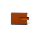 Brown Grained Leather Card Holder