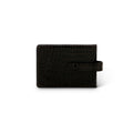 Black Crocodile Leather Card Holder