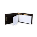 Black Crocodile Leather Double Notepad