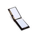 Black Crocodile Leather Double Notepad