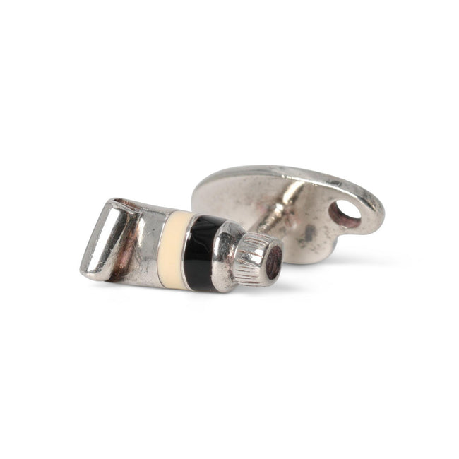 Cufflinks - Painter's Palette & Tube Sterling Silver & Enamel