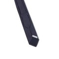 Threefold Fantasy Pattern Navy Silk Tie - 8cm width