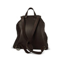 Dark Brown Leather Backpack