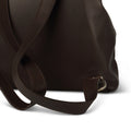 Dark Brown Leather Backpack