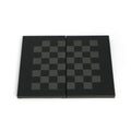 Black And Grey Leather Backgammon And Chess Especially For Degand Brussels