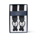 Suspenders - Dotted Cotton & Leather Loops