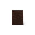 Dark Brown Crocodile Leather Card Holder