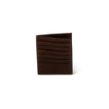 Dark Brown Crocodile Leather Card Holder