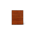 Brown Crocodile Leather Card Holder
