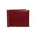 Burgundy Leather Guestbook