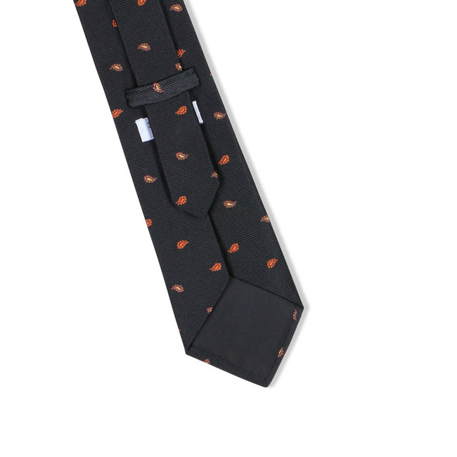 Tie - Paisley Pattern Silk Threefold