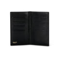 Black Crocodile Leather Billfold Cardholder