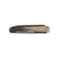 Hunting Knife - FACETTE Horn & Damascus Steel Blade Folding Knife