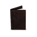 Dark Brown Crocodile Leather Card Holder