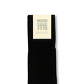 Plain Black Scotland Thread Long Socks