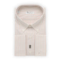 Shirt - Checkered Cotton Double Cuff