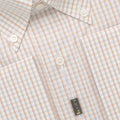 Shirt - Checkered Cotton Double Cuff
