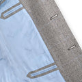 Two-Piece Suit - Prince-Of-Wales Parlamento Wool Finished Sleeves