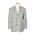 Blazer -  TRAIANO Checkered Cotton Unfinished Sleeves