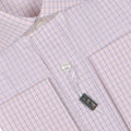 Shirt - Checkered Cotton Double Cuff