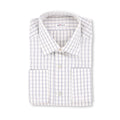 Shirt - Checkered Cotton Double Cuff