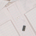 Shirt - Checkered Cotton Double Cuff