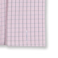Shirt - Checkered Cotton Double Cuff
