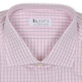 Shirt - Checkered Cotton Double Cuff