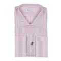 Shirt - Checkered Cotton Double Cuff