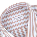Plain Cream Beige Double Cuff Shirt