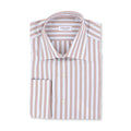 Plain Cream Beige Double Cuff Shirt