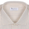 Shirt - Checkered Cotton Double Cuff