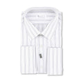 Shirt - Striped Cotton Double Cuff