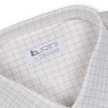 Shirt - Checkered Cotton Double Cuff